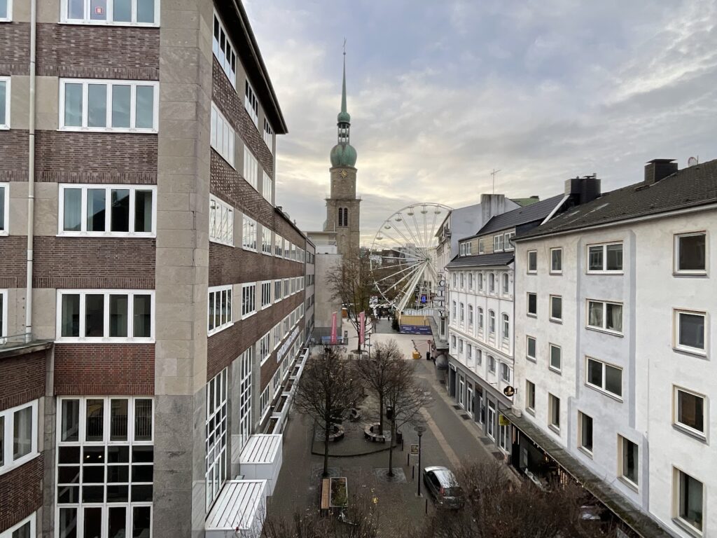 Ausblick in die City