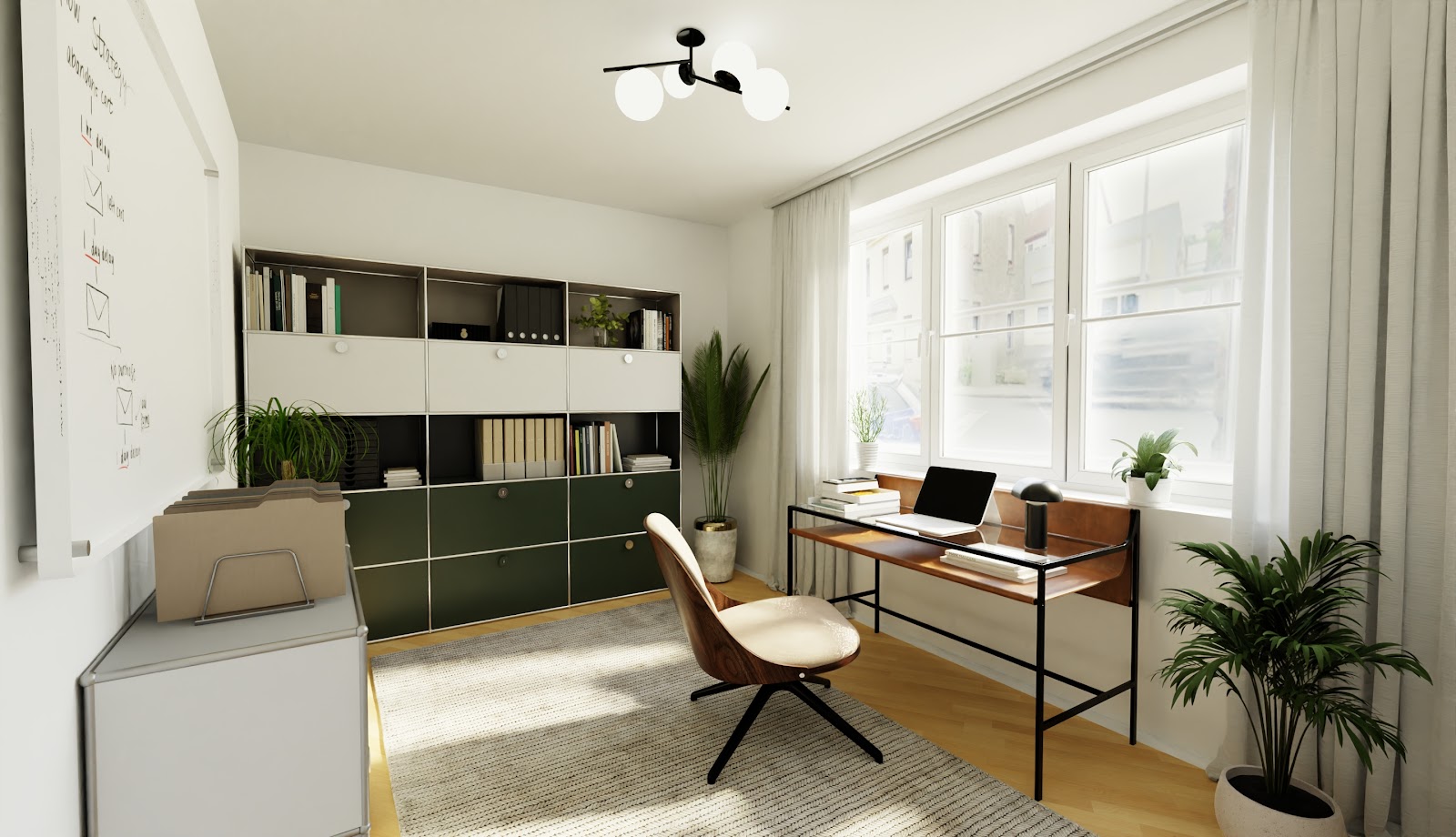 Arbeitszimmer (Visualisierung)