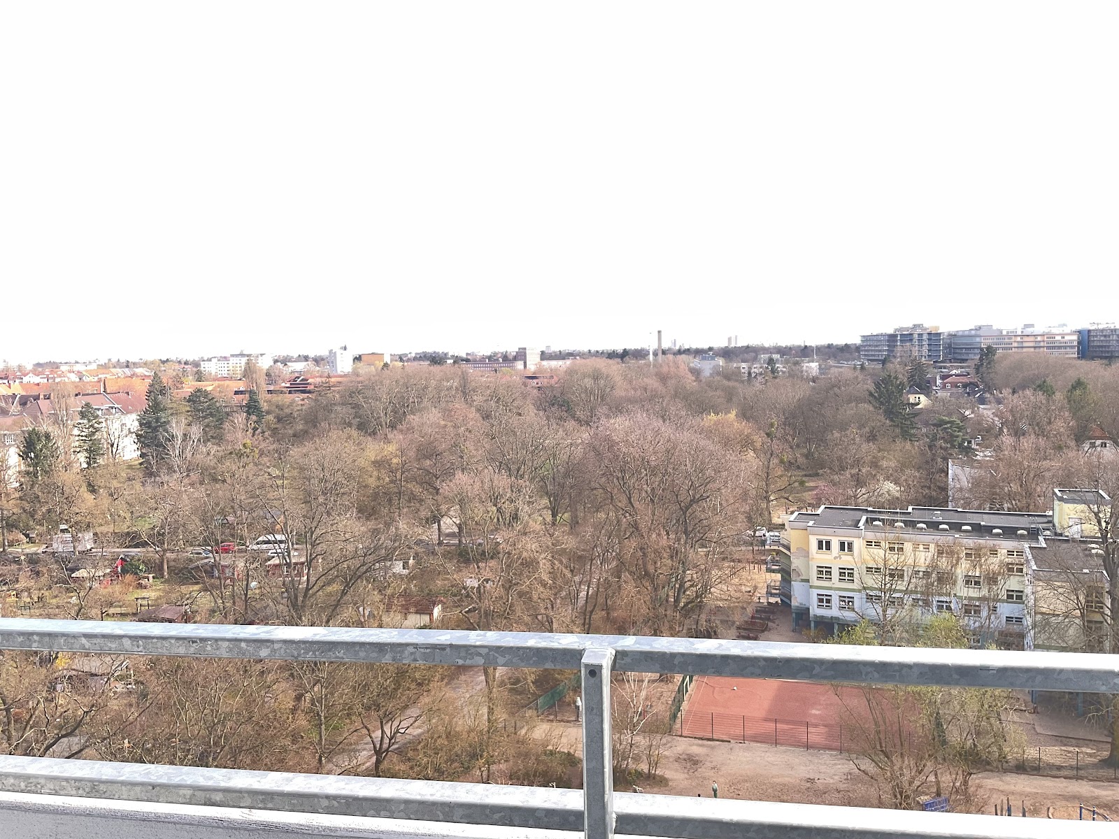 Blick vom Balkon