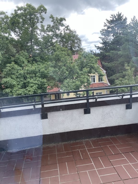 Blick vom Balkon