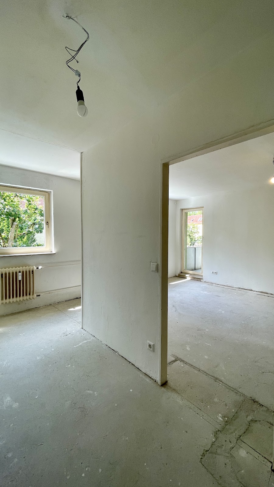 Offene Küche mit Wohnblick
